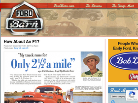 'fordbarn.com' screenshot
