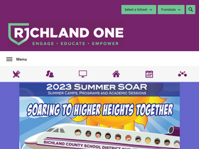 'richlandone.org' screenshot