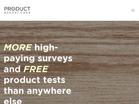 'productreportcard.com' screenshot
