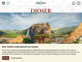 'djoser.nl' screenshot