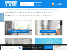 'discountfilterstore.com' screenshot