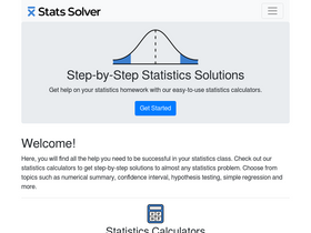 'statssolver.com' screenshot