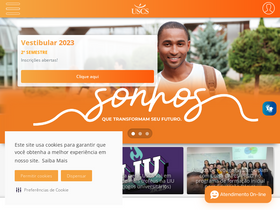 'uscs.edu.br' screenshot