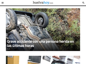 'huelvahoy.com' screenshot