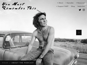 'youmustrememberthispodcast.com' screenshot