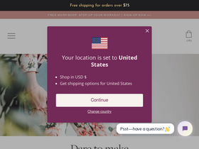 Ponderlily homepage screenshot