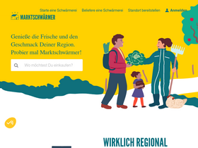 'marktschwaermer.de' screenshot
