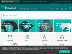 'ideashirt.pl' screenshot