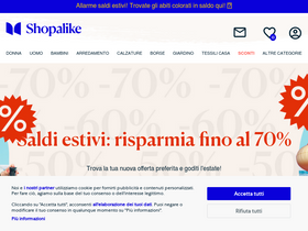 'shopalike.it' screenshot