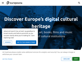 'europeana.eu' screenshot