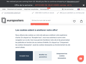 'europosters.fr' screenshot