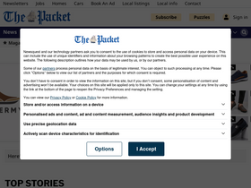 'falmouthpacket.co.uk' screenshot