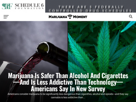 'marijuanamoment.net' screenshot