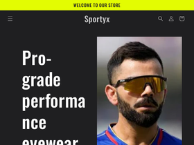 sportyx.in homepage screenshot