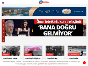 'mygazete.com' screenshot