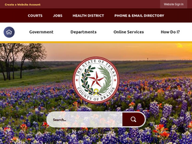 'brazoscountytx.gov' screenshot
