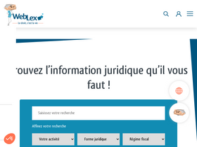 'weblex.fr' screenshot