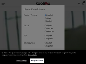 'kaotikobcn.com' screenshot