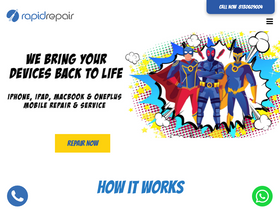 'rapidrepair.in' screenshot