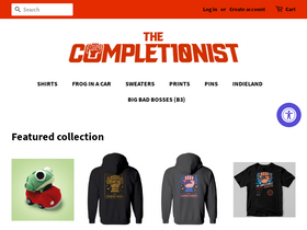 thecompletionist.com homepage screenshot