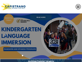 'capousd.org' screenshot