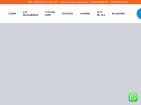 'rumahzakat.org' screenshot