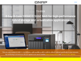 'enterprise-nas.qnap.com' screenshot