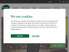 'konzerthaus.de' screenshot