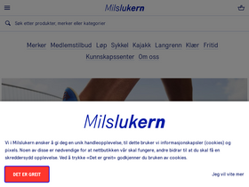 'milslukern.no' screenshot