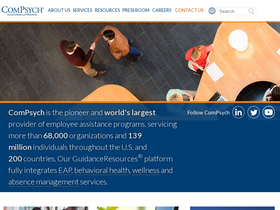 'compsych.com' screenshot