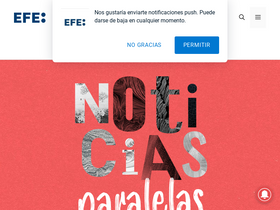 'efe.com' screenshot