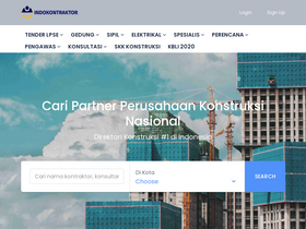 'indokontraktor.com' screenshot