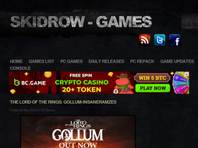 'skidrow-games.com' screenshot