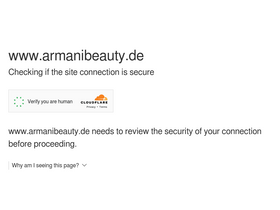 'armanibeauty.de' screenshot