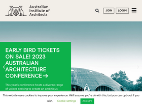 'architecture.com.au' screenshot