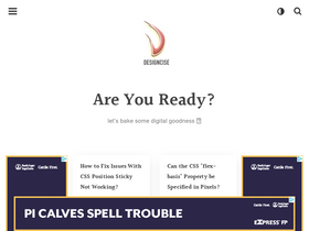 'designcise.com' screenshot