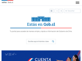 'gob.cl' screenshot