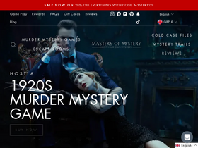 'mastersofmystery.com' screenshot