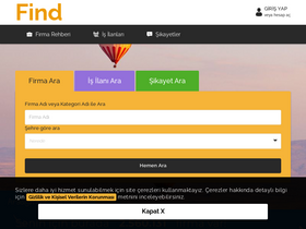 'find.com.tr' screenshot