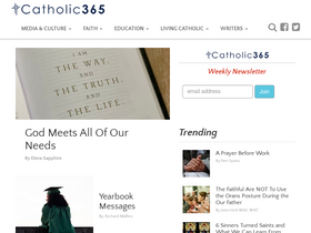 'catholic365.com' screenshot