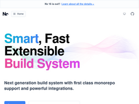 'nx.dev' screenshot