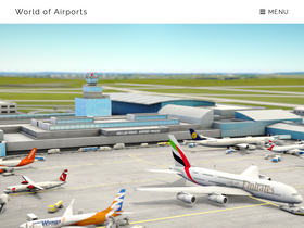 'worldofairports.com' screenshot
