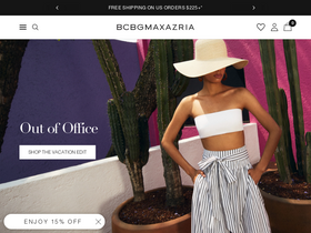 'bcbg.com' screenshot