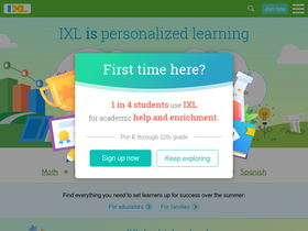 'ixl.com' screenshot