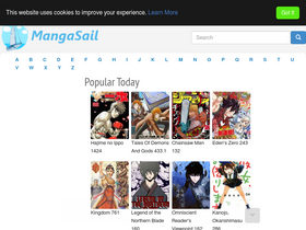 'mangasail.co' screenshot
