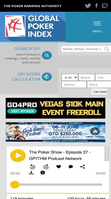 globalpokerindex.com