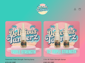 delicioustannerz.com homepage screenshot