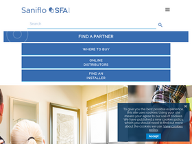 'saniflo.com' screenshot