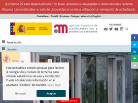 'gesto.aemps.es' screenshot