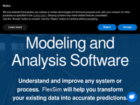 'flexsim.com' screenshot